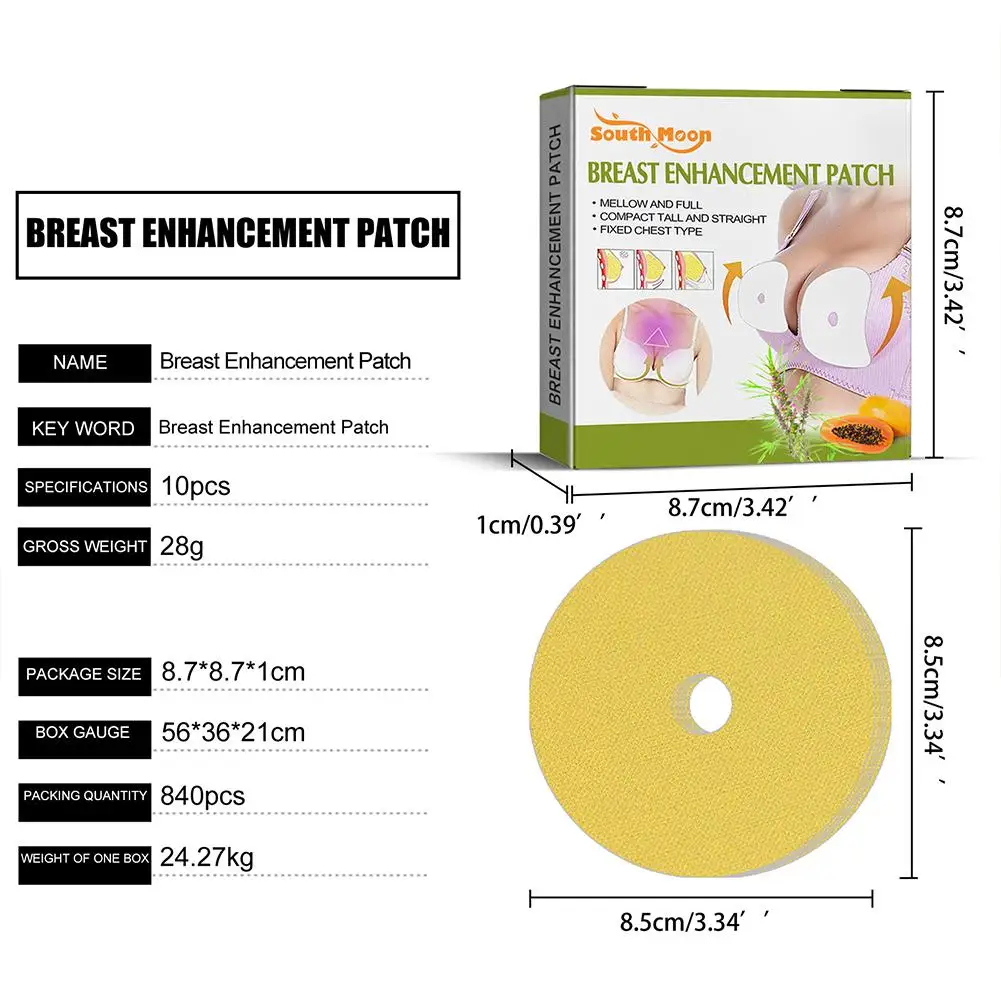 Breast Enlargement Patches Chest Enhancer Promote Female Hormone Lift Firming Breast Growth Plumping Massage Patch Bust Up Care