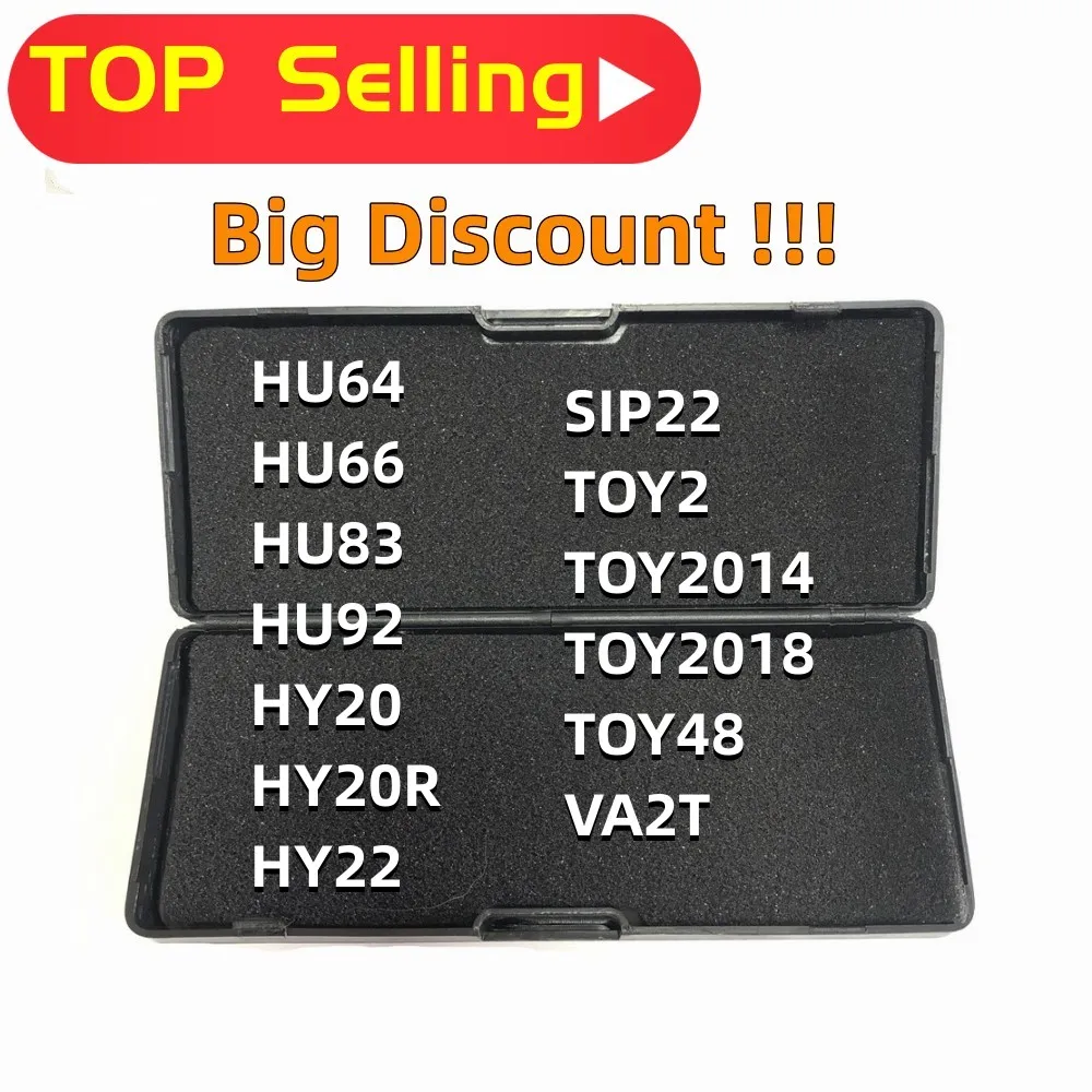 lishi 2 in 1 tool HU64 HU66 HU83 HU92 HY20 HY20R HY22 SIP22 TOY2 TOY2014 TOY2018 TOY48 VA2T Top selling type