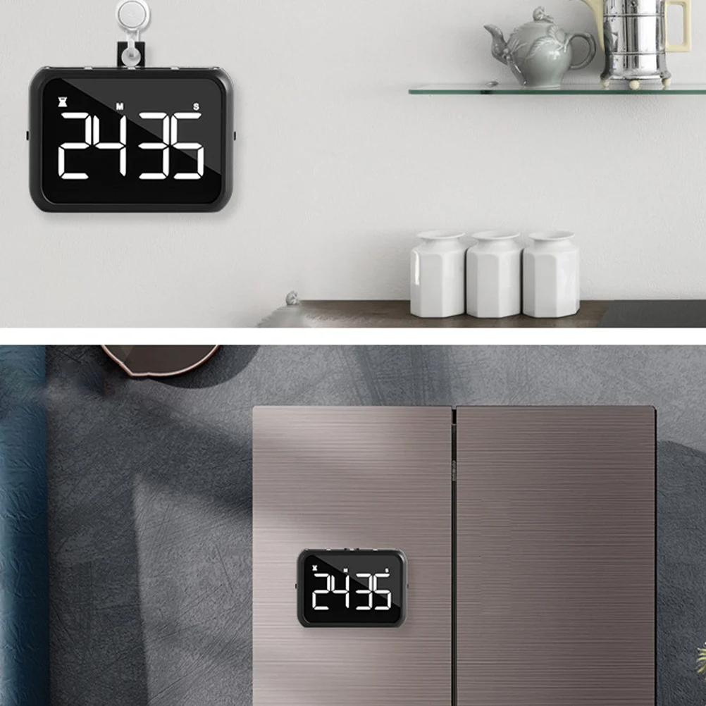 

Led Electronic Kitchen Cooking Baking Reminder Device Magnetic Back Large Display Adjustable Alarm Stand Digital Student Exam