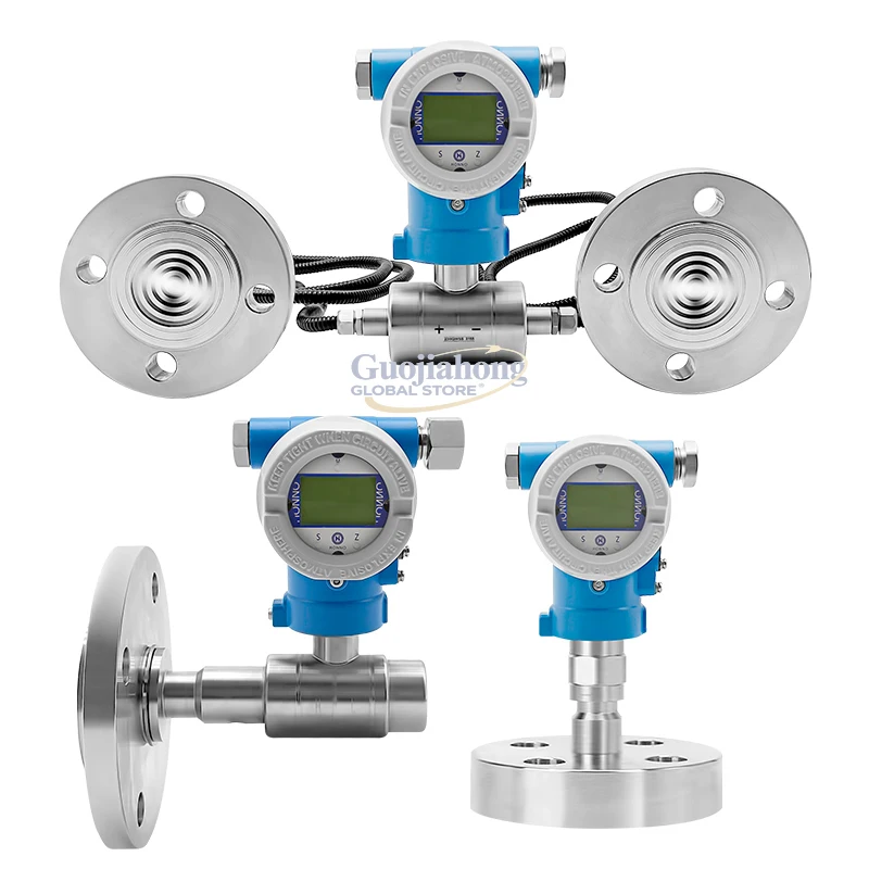 

HONNO Double Flange Level Transmitter HNP30-C SS Material IP68 Rated 4-20mA RS485 Output Multiple Diaphragm Options High Quality