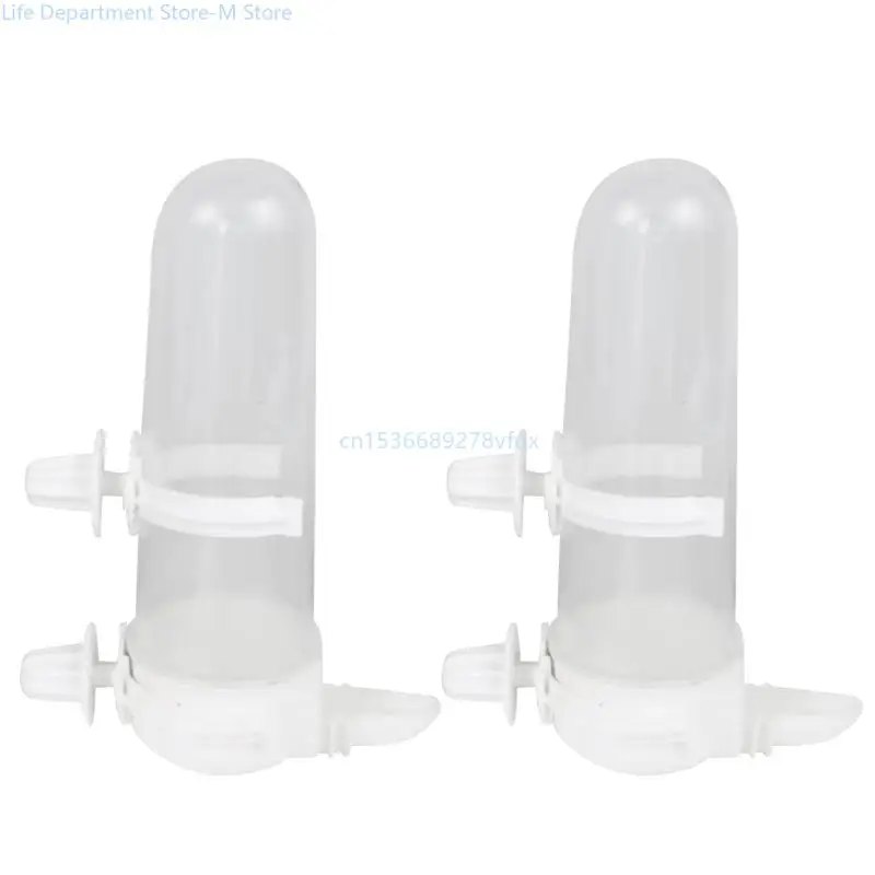 

2PCS Bird Container AutoFlow Water Dispenser Feeder for Small Animals