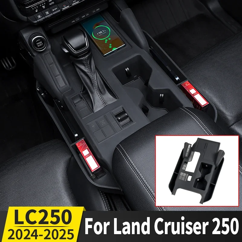 

For 2024 Toyota Land Cruiser 250 1958 Prado LC250 Center Console Storage Protection Sleeve Gear Cover FJ250 Interior Accessories