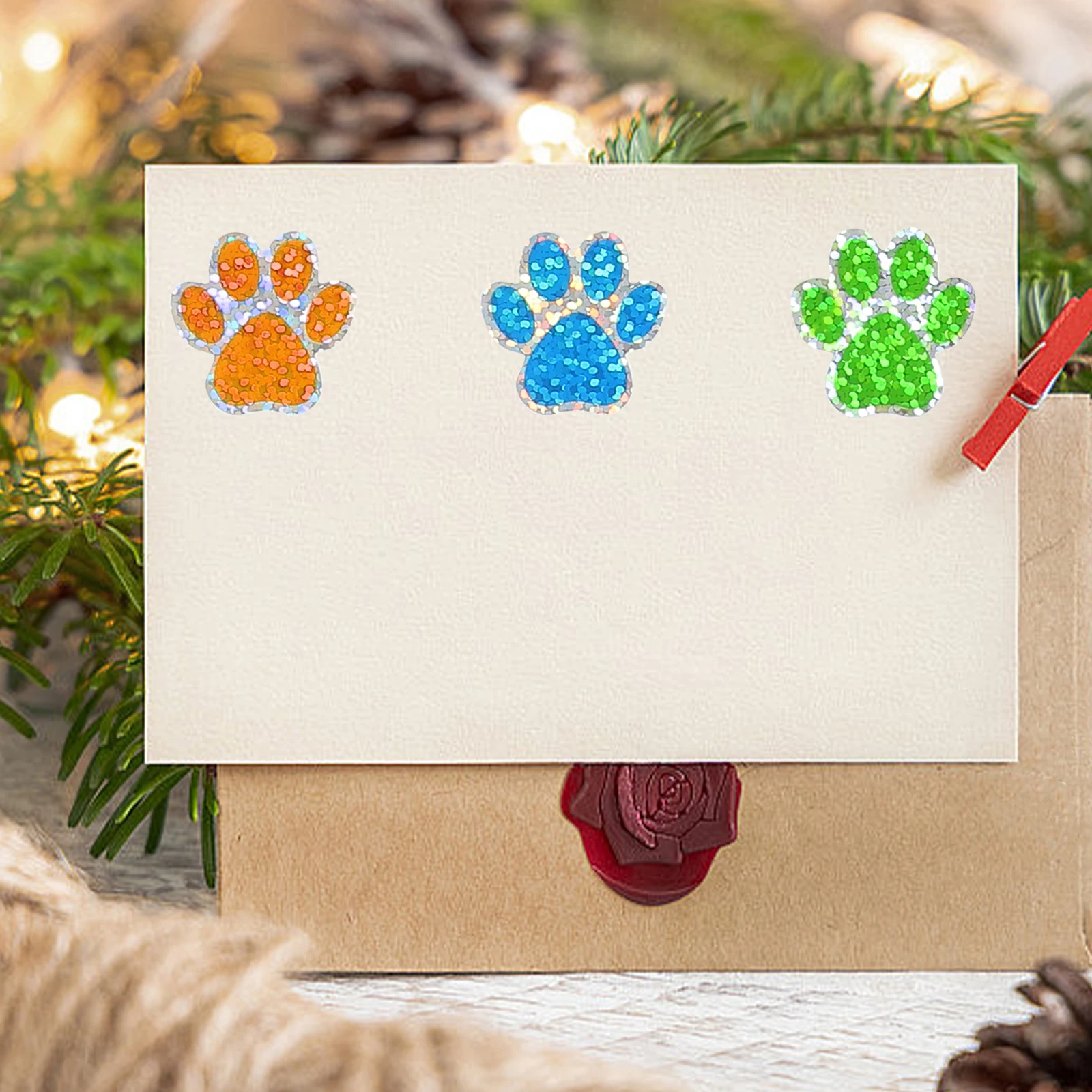 

1 Dog Print Sticker Removable Waterproof For Bedroom Living Room Nursery Decor Paw Print Stickers Dog Paw