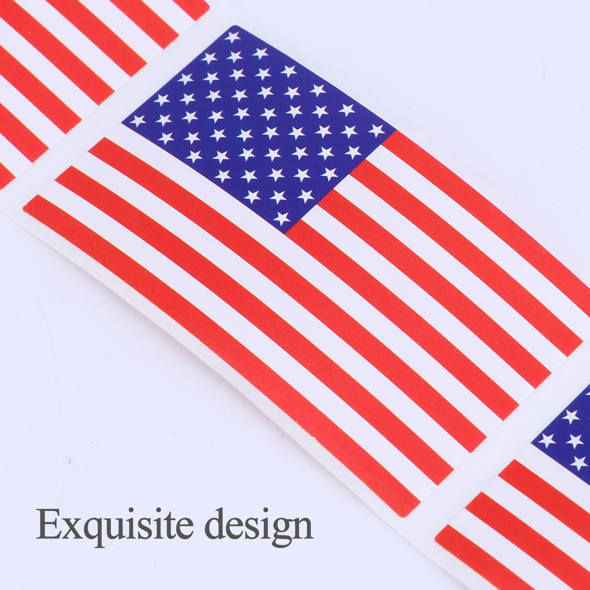 

Flag Waterproof Adhesive Paper Wall Laptop Decal Stickers For Cars Water Bottle Skateboard Decorations American Star