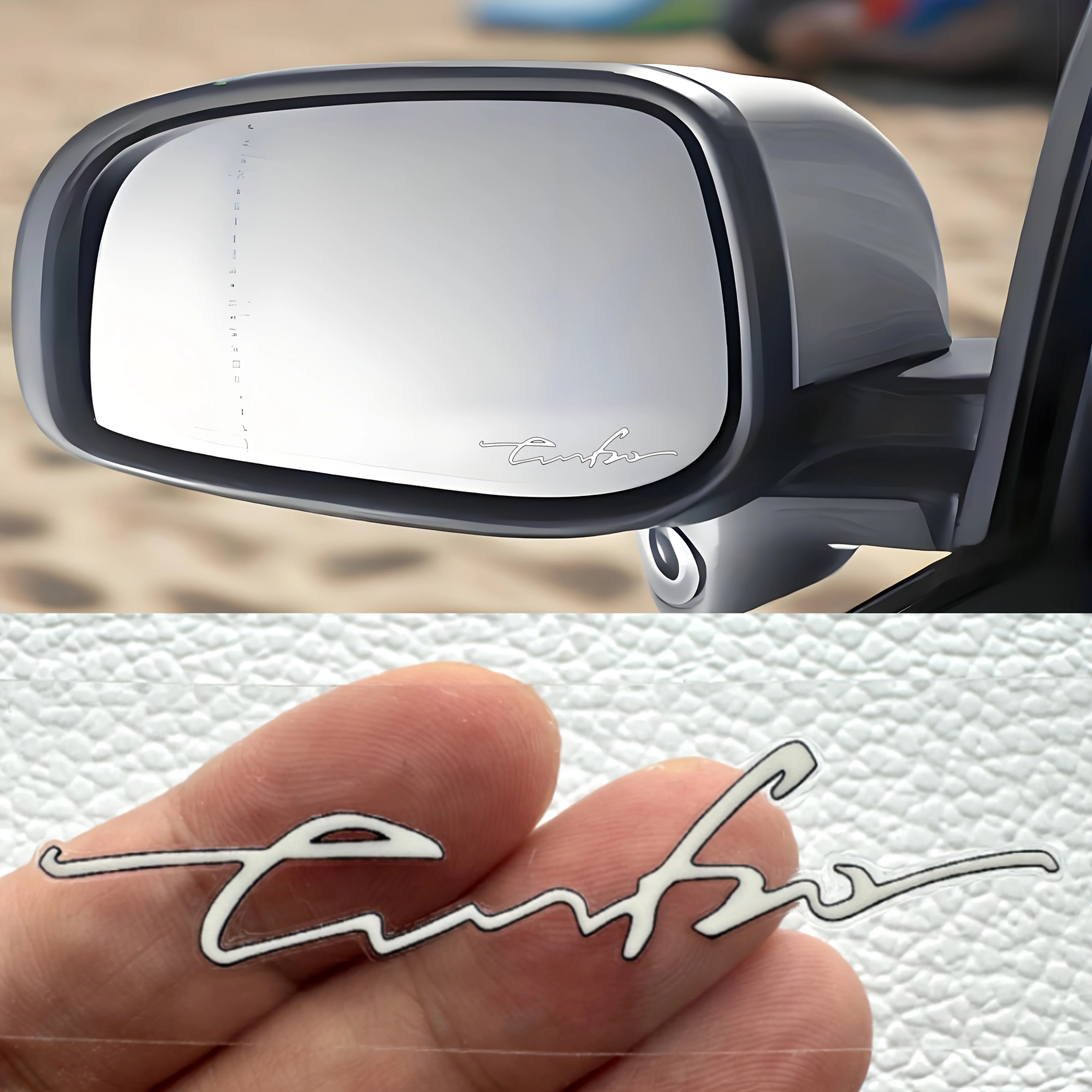 Fashion  Stickers TURBO Car Logo Badge Stickers for All Vehicle Accessories Car Stickers, Car Decor, Turbo Design
