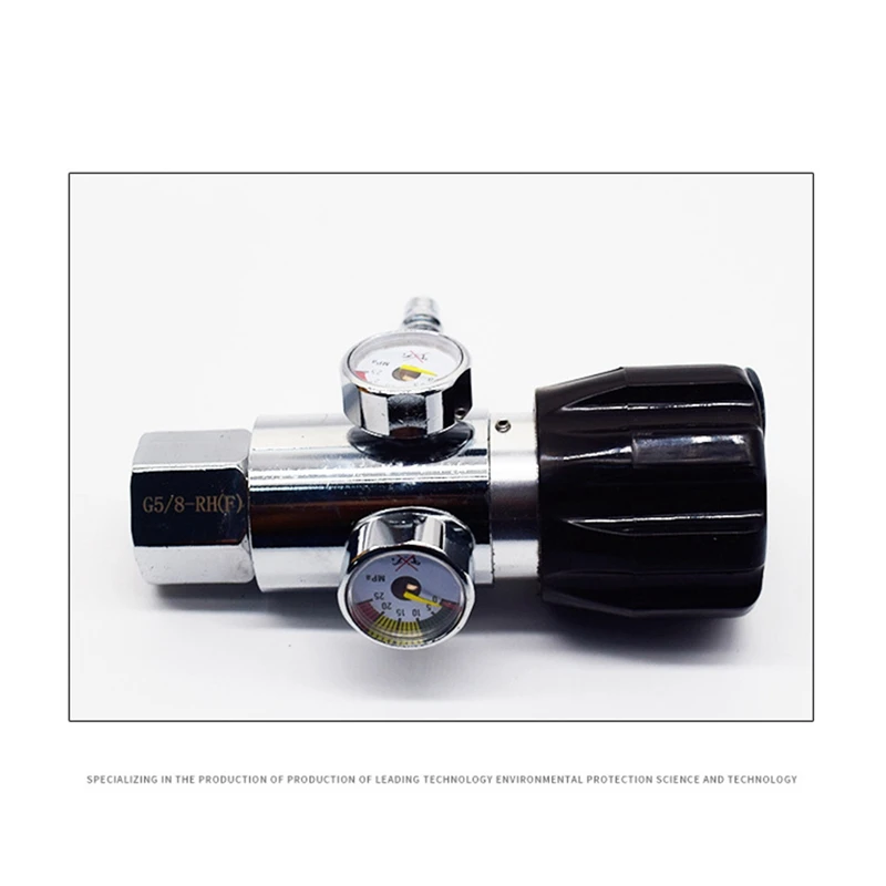 ABKD Portable Alloy Tool Oxygen Pressure Reducer Mini Welding Anti Fall Argon Gas Meter Clear Scale Rustproof Regulator