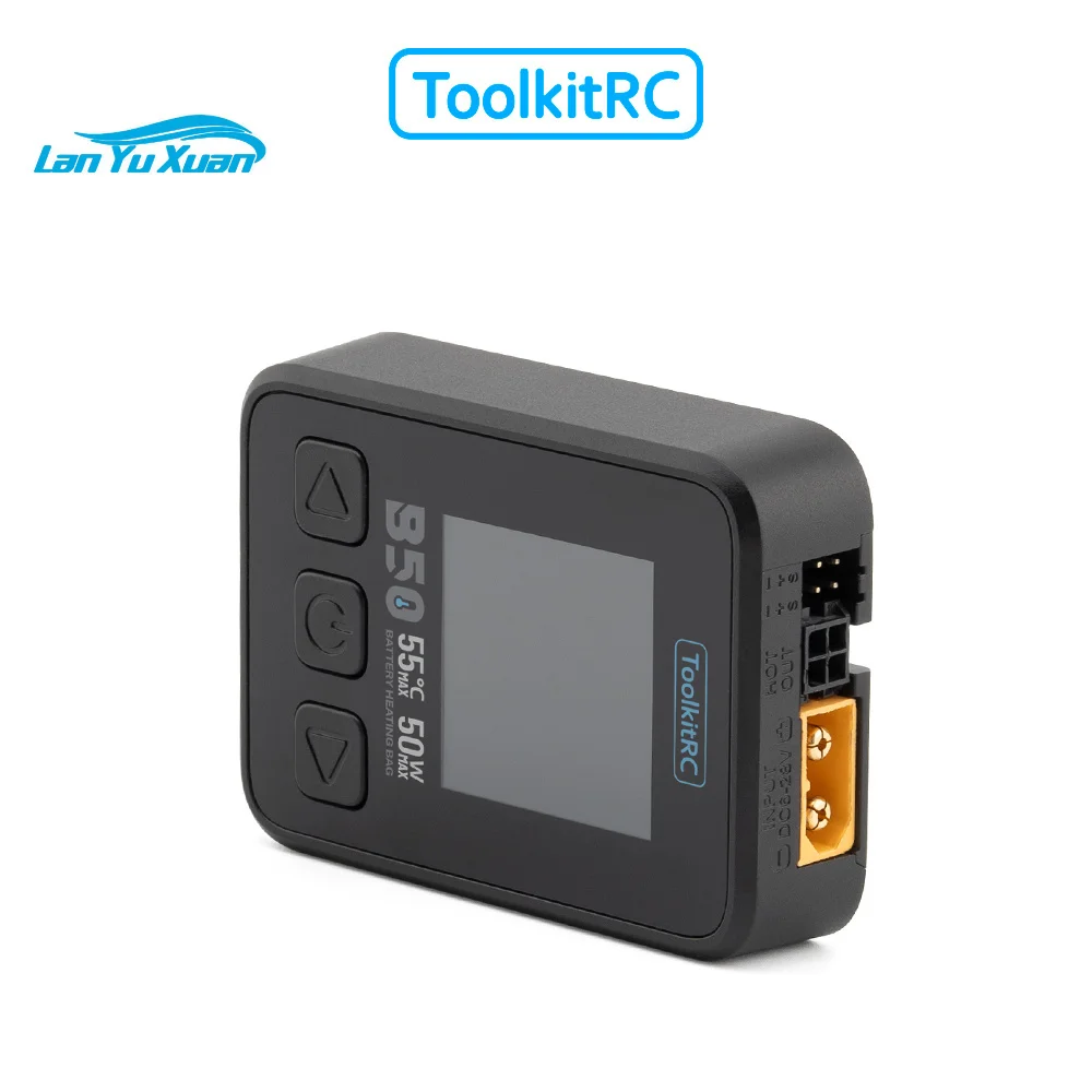 ToolkitRC B50 Battery Heating Pack 50W Quick Charger 20W Model Toy Battery Pack for Enhanced Performance and Faster Charging