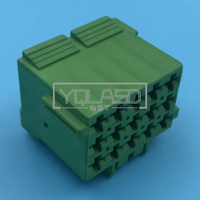 1 Set 15 Way 1-967623-2 Green Car Cable Connector AC Assembly Auto Plastic Housing Unsealed Plug Automotive Parts