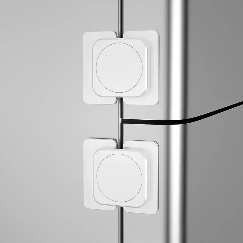 1/2/4/6pcs Children's Refrigerator Cabinet Door Lock Anti Opening Buckle Safety Lock Multifunctional Children's Home Security