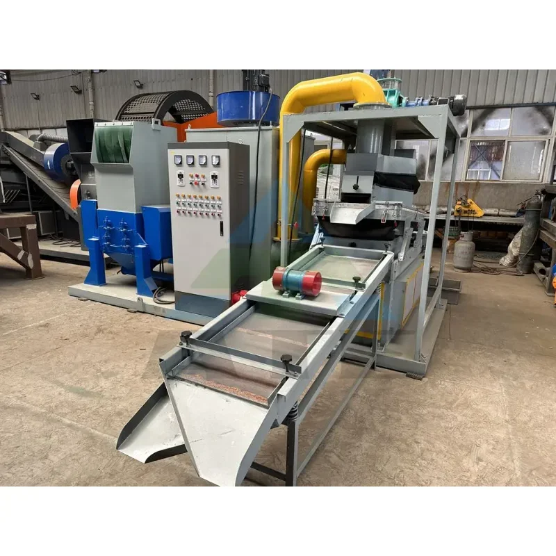 Scrap Metal Crusher E-Waste Dry Copper Wire Granulator Copper Rice Machine Scrap Copper Cable Granulator Recycling Machine