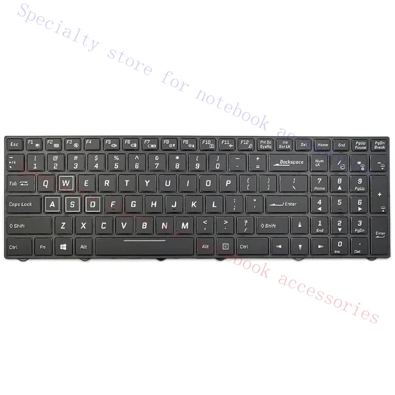 New For Clevo N850HJ1 N850HK1 N855HK1 N857HK1 N870HK1 N950TP6 N957TP6 P950EP6 P950ER Laptop Keyboard Full Colorful US