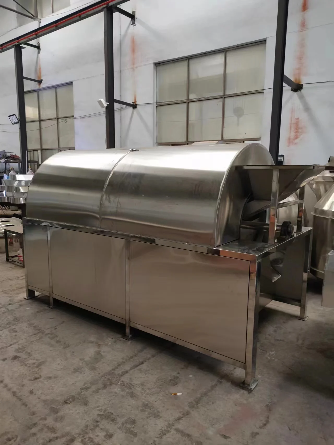 Grain crop sawdust and sand organic fertilizer dryer