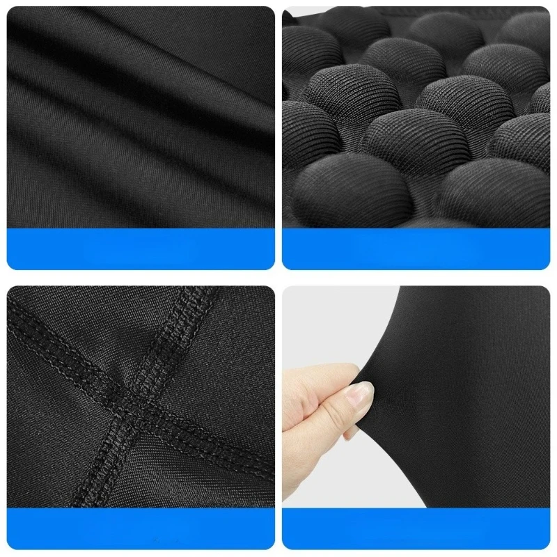 Kids' Basketball Compression Pants - 3/4 Length with Knee Pad for Football & Training Children's Sports Pants