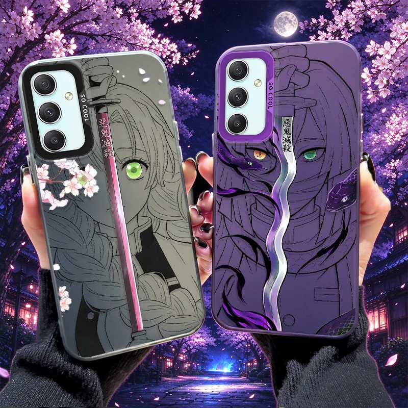Hot Anime Demon Slayer Case for Samsung Galaxy A26 A36 A56 A25 A35 A55 A34 A54 A13 A33 A53 5G A06 A16 A15 A14 A23 A52 A52S A31