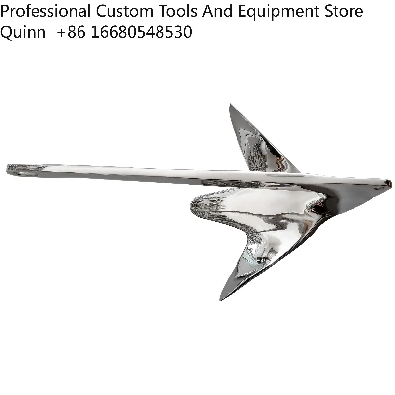 

BNHigh Quality Marine Hardware 316 Stainless Steel Mirror Polish Bruce Claw Anchor for Boat