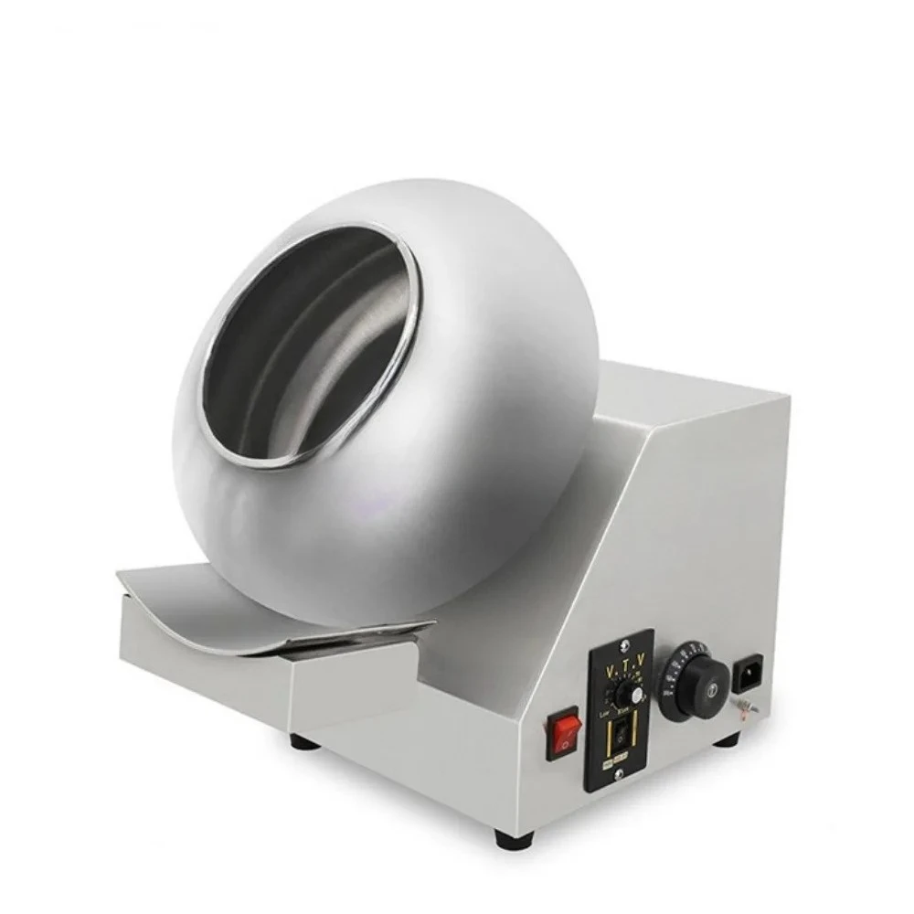 8L Sugar Coating Polishing Machine Candy Icing Coating Machine Rounding Polisher