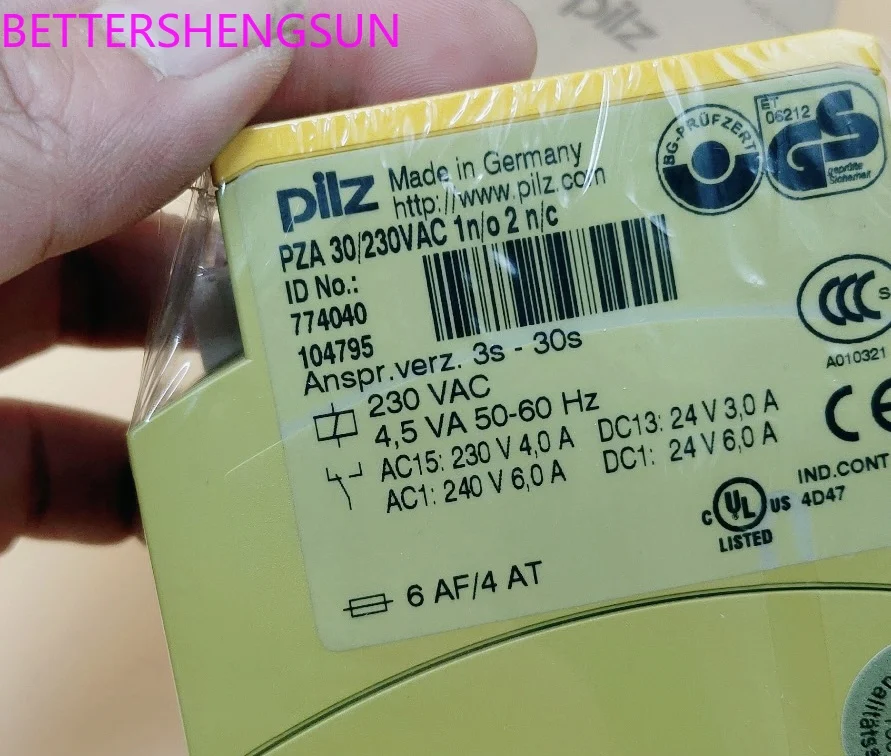 

774040 Safety relay PZA 30/230VAC