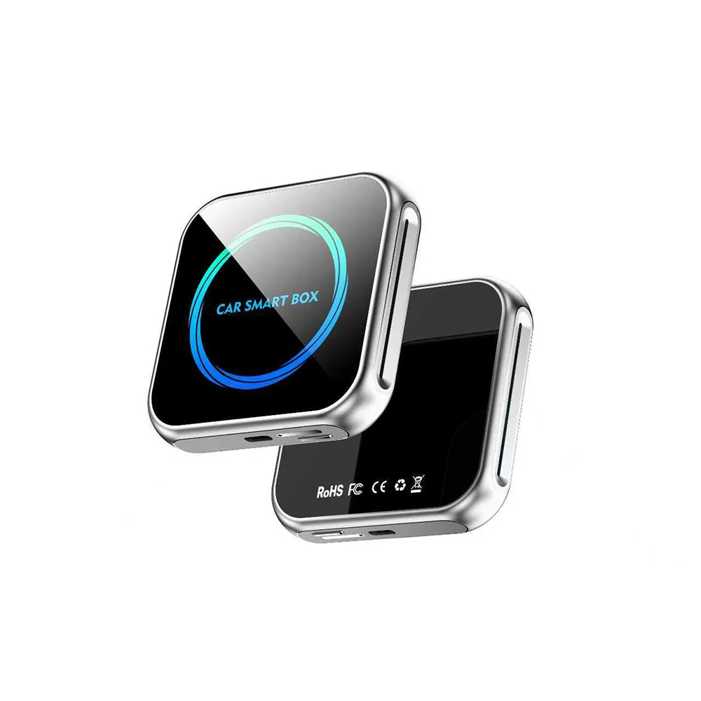 Caja Inteligente 3 en 1 para Auto con Carplay Inalámbrico y Android Auto, 4+64GB, WIFI6, Compatible con el Sistema Original del Auto, Plug & Play, Conducción Más Inteligente