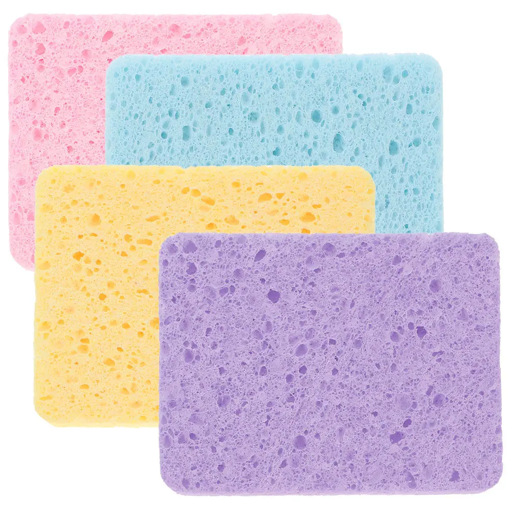 

Набор из 4 супервпитывающих квадратных губок для акварели и акрила, для рисования, иллюстраций и очистки