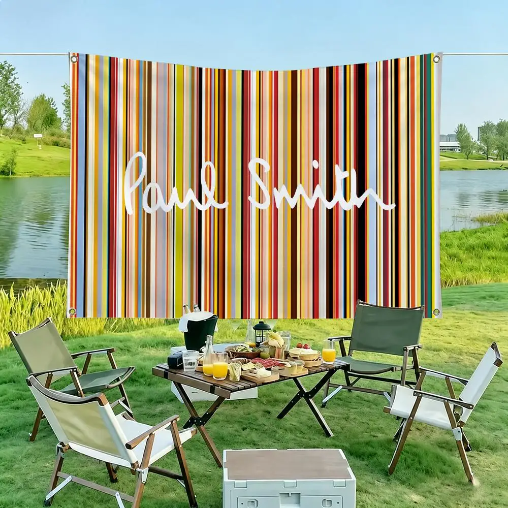 P-Paul FASHION S-SmithS Flags Flag Tapestry Outdoor Decor Flaga Decorative Home Objects Barber Shop Decoration