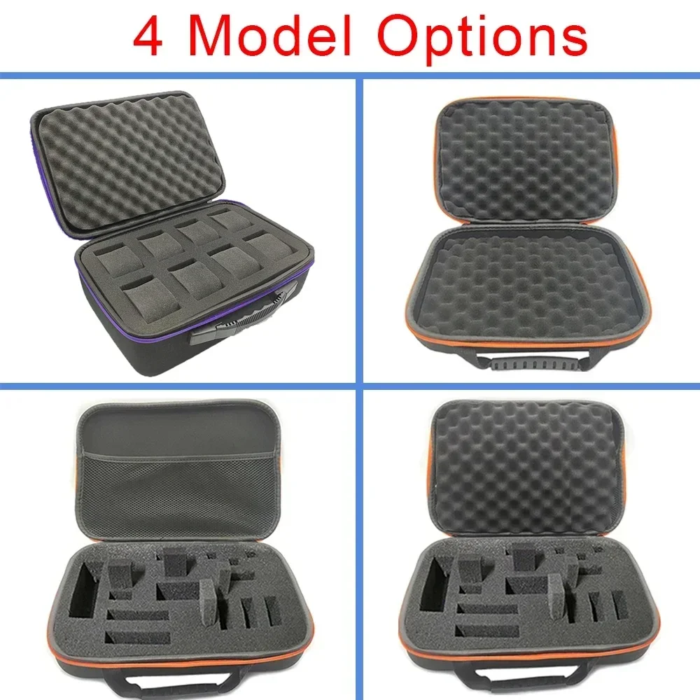 EVA Hard Shell Zipper Watch Storage Bag Watch Carry Case Shockproof Box Storage Bags Organizer Protective Canvas Tool Case