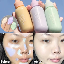 50ML Moisturizing Liquid Isolation Foundation Waterproof Oil-control Longlasting Cover Acne Dark Circles Concealer Face Cosmetic