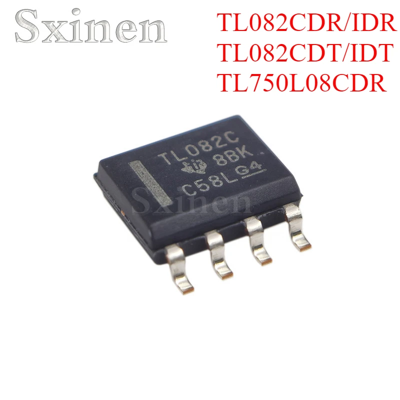 TL082CDR TL082IDR TL082CDT TL082IDT TL082IDT TL750L08CDR ، 10 لكل لوت