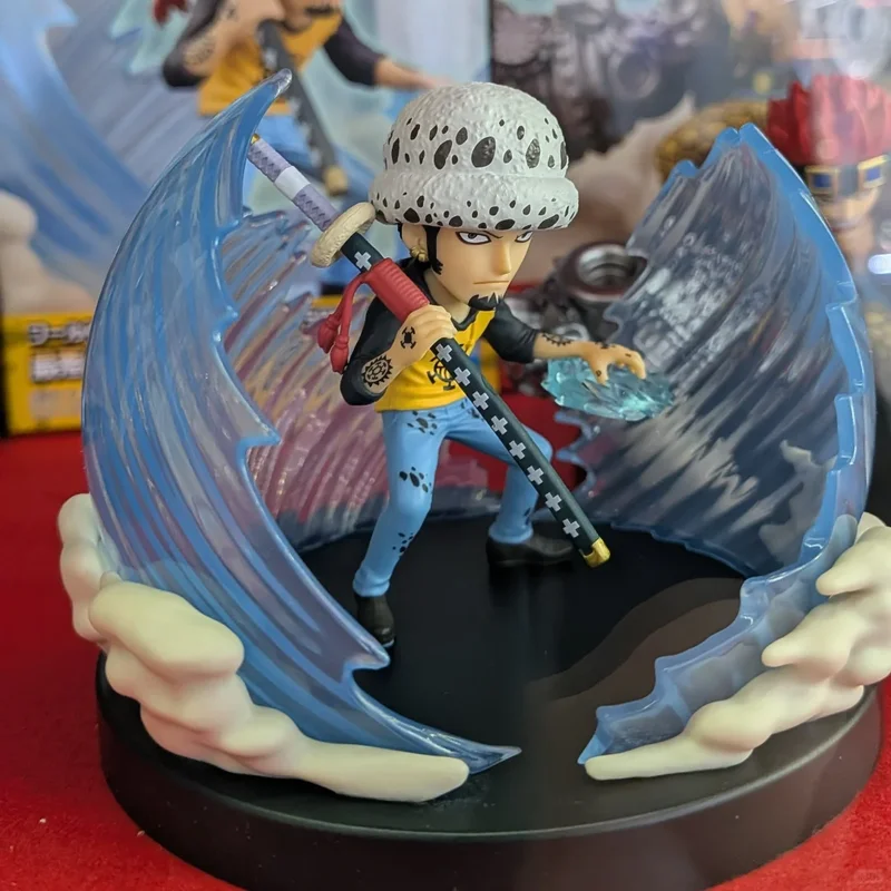 Banpresto Wcf especial de una pieza Eustass Kid Trafalgar D. Figura de acción de la ley del agua versión Q modelo Kt juguetes coleccionables regalos