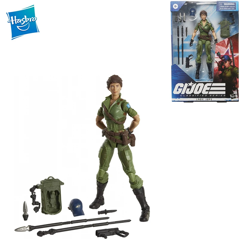 

Spot Goods G. I. Joe Hasbro Classified Series Lady Jaye 6-Inch Action Figure Model Gift Toy Collection for Kids Model Kit