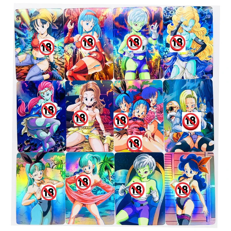 27 pz/set Chichi Bulma Android 18 Super Z Sexy Gentleman Heroes Battle Card Ultra Game Collection Cards