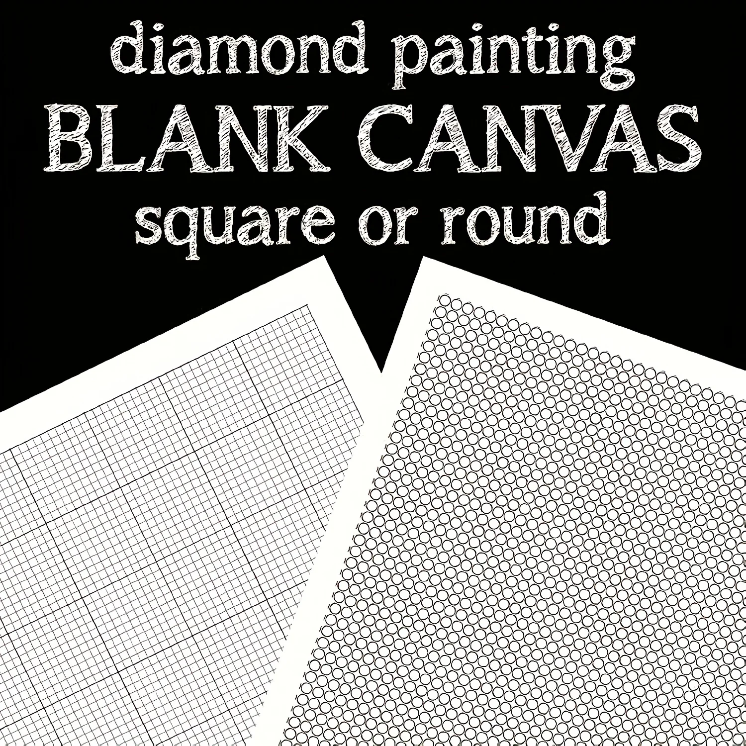 Embroidery Painting - 1pc DIY Diamond Painting Blank Canvas