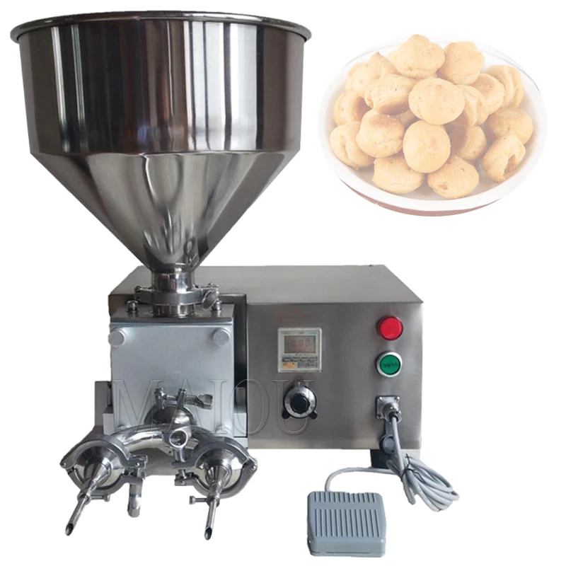 Stainless Steel Automatic Donut Bread Cake Jam Cheese Cream Filling Injection Machine