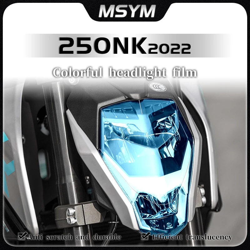 

For CFMOTO 250NK 2022 headlight film instrument film tail light film high transparency rearview mirror protective accessories