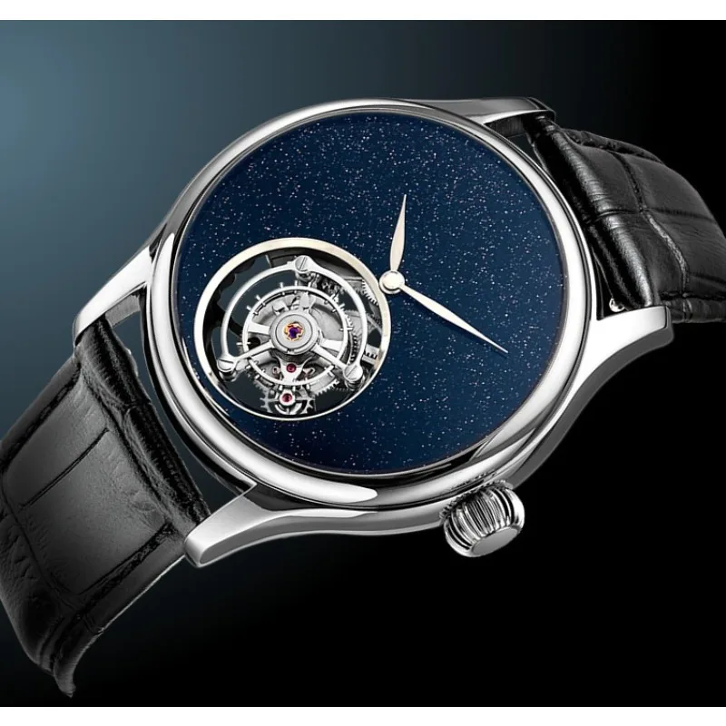 Tourbillon Mechanical Men's Manual Skeleton Watch