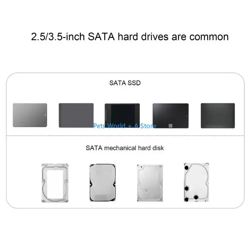 37 ميجابايت حاوية القرص الصلب مزدوج الخليج USB3.0 لـ 3.5 بوصة 2.5 بوصة