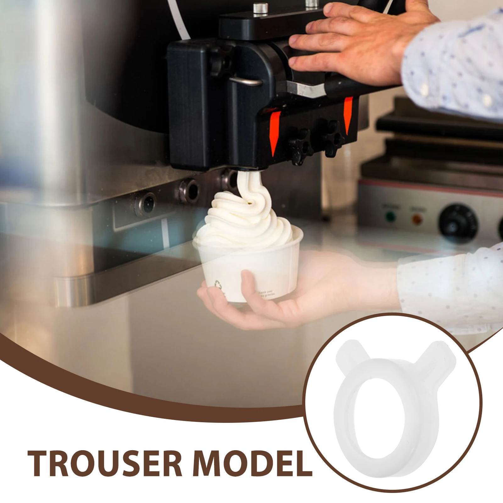 

Ice Cream Machine Flower Mouth Accessory Lids Fitting Replacement Nozzle Cookie Tip Cake Decor Tips