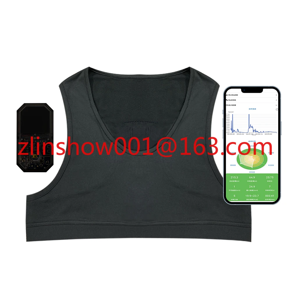 Seria sportowców GPS Football Activity Tracker Sport Football Performance Tank Top Technologia do noszenia Kontrola aplikacji