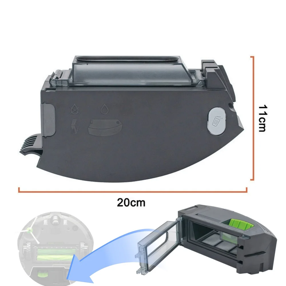 Compatible with IRobot Roomba E/I/J series E5 E6 i3 i7 i7 etc./sweeping robot dust box/garbage box replacement accessories