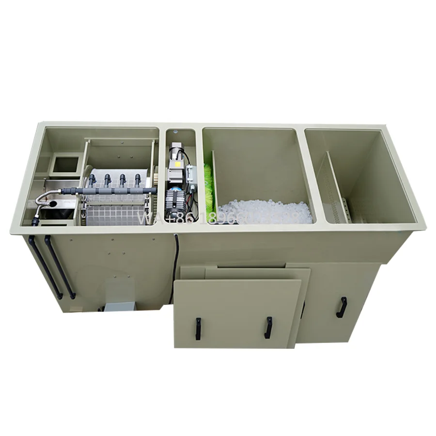 نظام الترشيح التلقائي لترشيح مشهد مياه البركة والطبول معدات تربية حمام السباحة المناظر الطبيعية لبركة الأسماك كوي