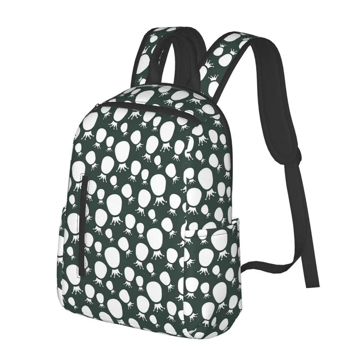 

Dark Green Crown Balloons Student Backpack School Bag Hiking Travel Daypack for Boys Girls Bookbag Shoulder Bags