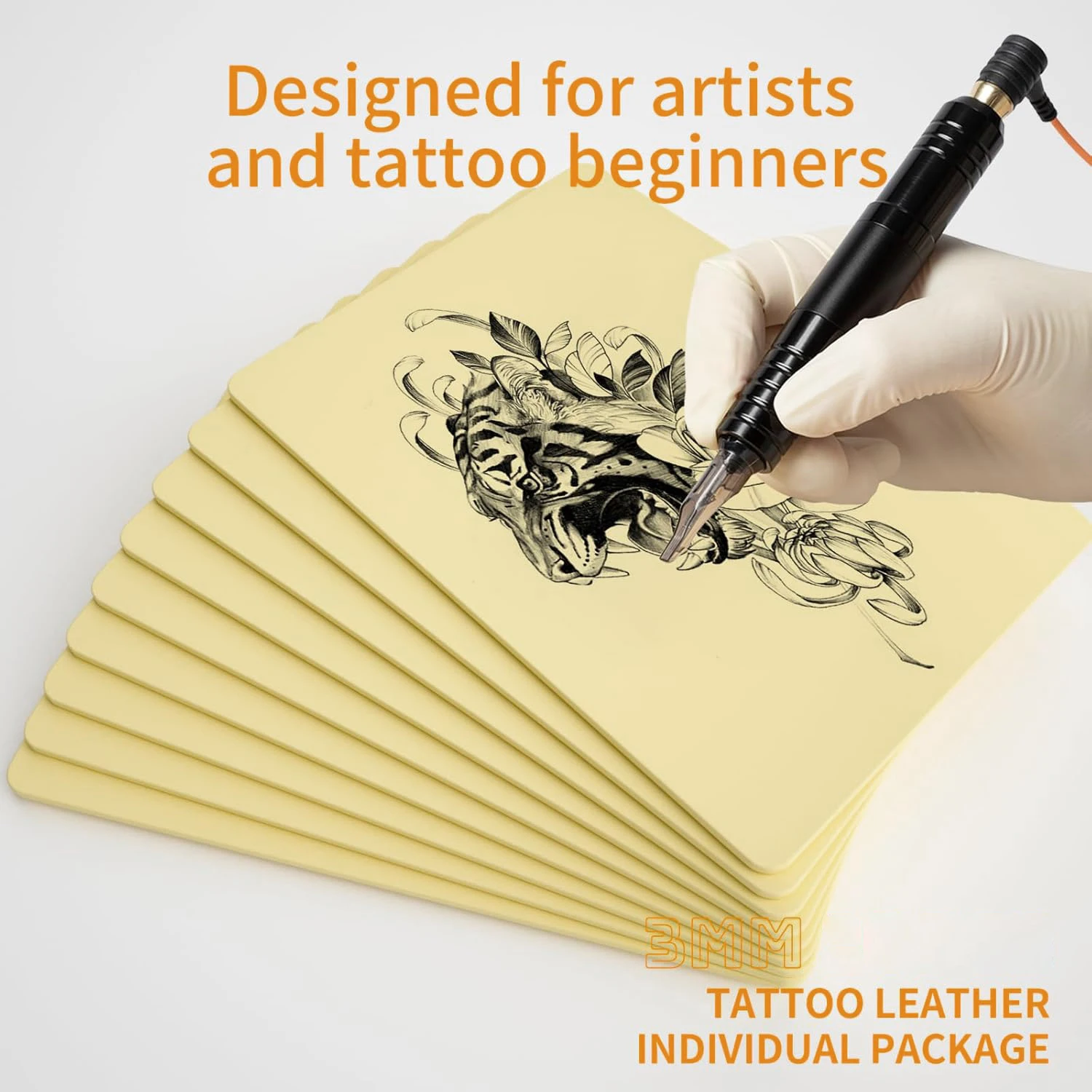 3 مللي متر سميكة فارغة الوشم ممارسة الجلد على الوجهين سيليكون الجلد وهمية لتدريب ماكياج دائم توريد الوشم التبعي #2