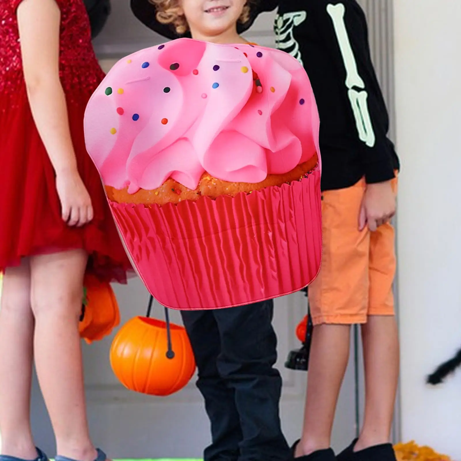 キッズカップケーキコスチュームノベルティファンシードレス小道具アクセサリーコスプレスーツ誕生日パーティーステージパフォーマンス仮装ハロウィン