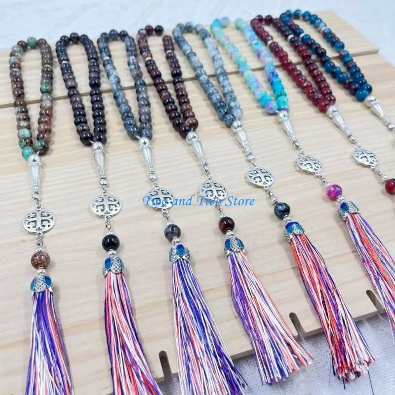 

HX6F Prayer Bracelet Beads Bracelet Religious Jewelry Fashion Wrist Jewelry for Daily