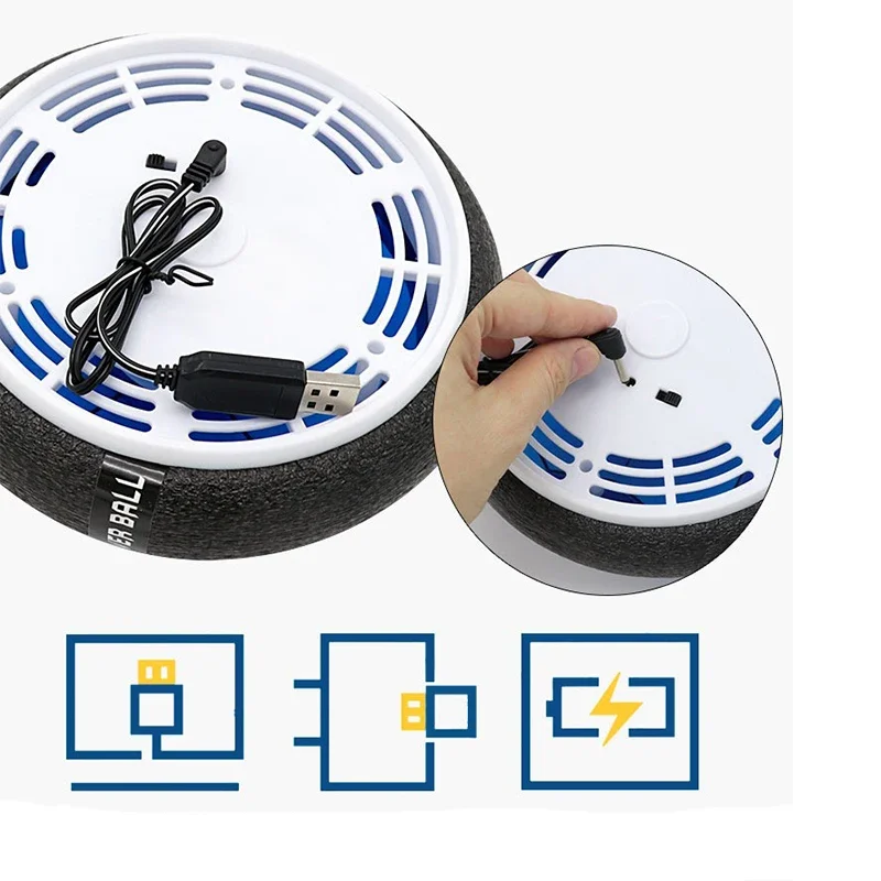 Suspension Football Toys With Flashing Light Model Electric Rechargeable Hover Soccer Educational Balls for children