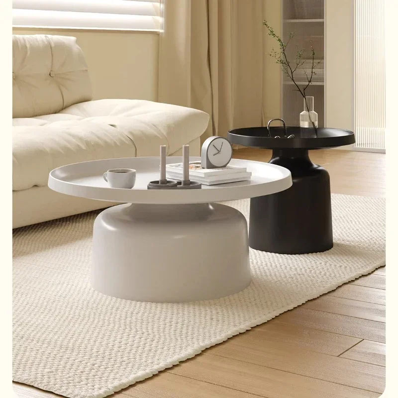 Hot Sale Nordic Coffee Table, Creative Round Living Room Table, High-end Light Luxury Side Desk, Modern Simple Furniture 121