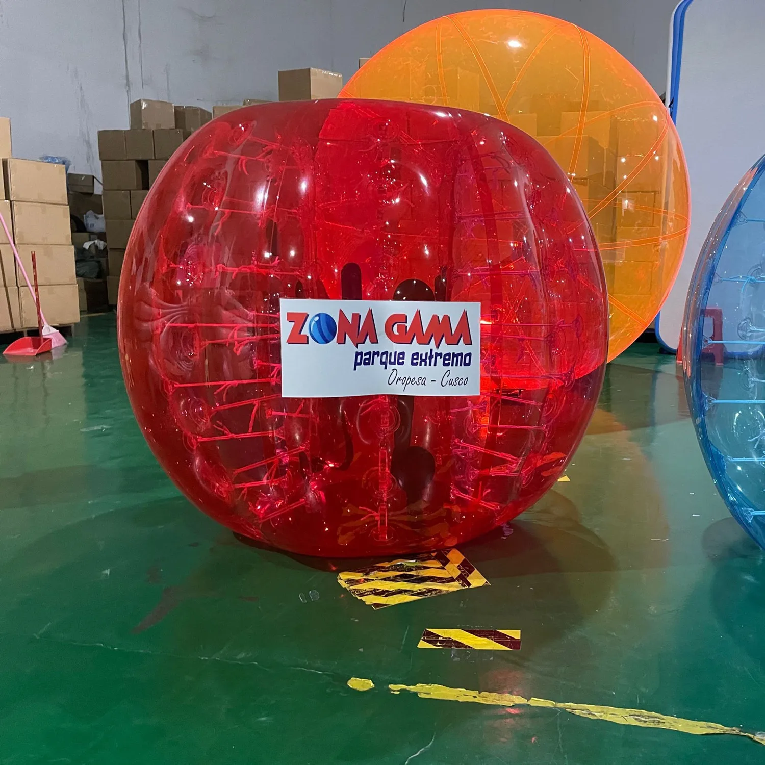 Ballon gonflable de Football de bulle de Zorb 1.2m 1.5m 1.7m ballon de pare-chocs 100% matériel de TPU Football gonflable de bulle