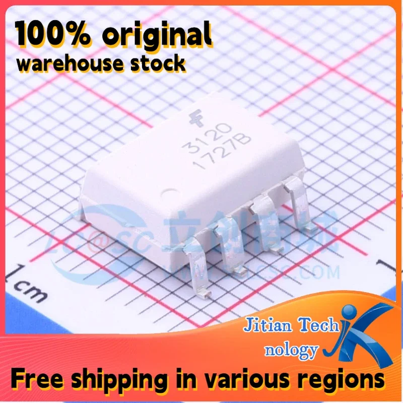 10PCS FOD3120SD logo 3120 SOP-8 100% original inventory High-Quality Electronic Component