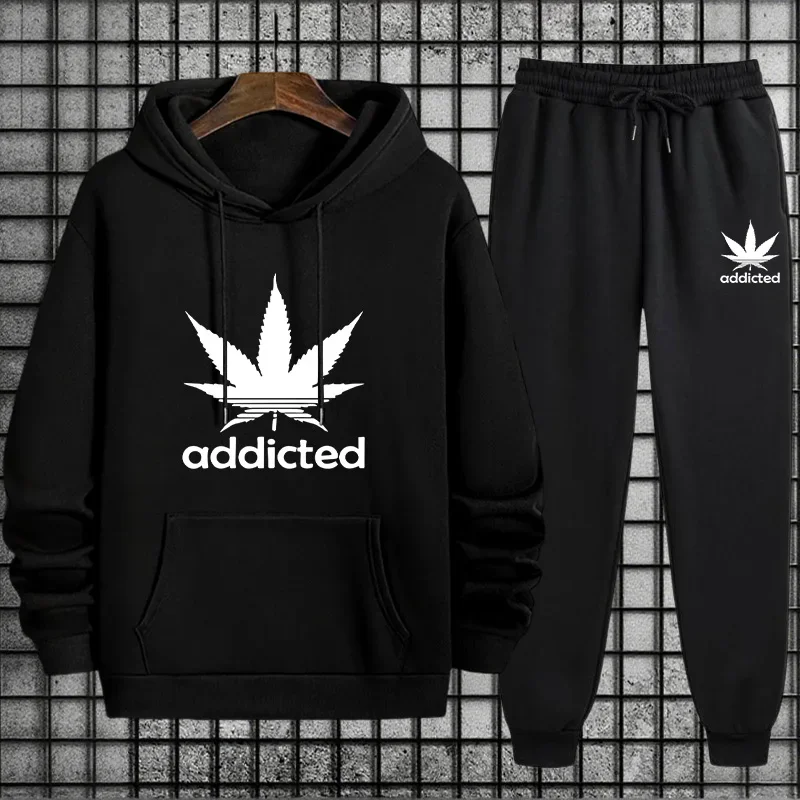 Tracksuit for Men Hoodie + Sweatpants Urban Casual Fashion Sportswear Fall/winter Home Outdoor Comfort Warm Outfit Men's Clothes