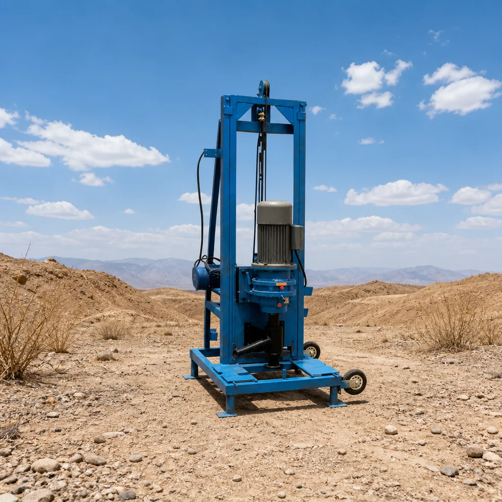 Customized 100m Energy Saving Hydraulic Driven Water Well Drilling Rig Handheld Model for Pasture Water Supply