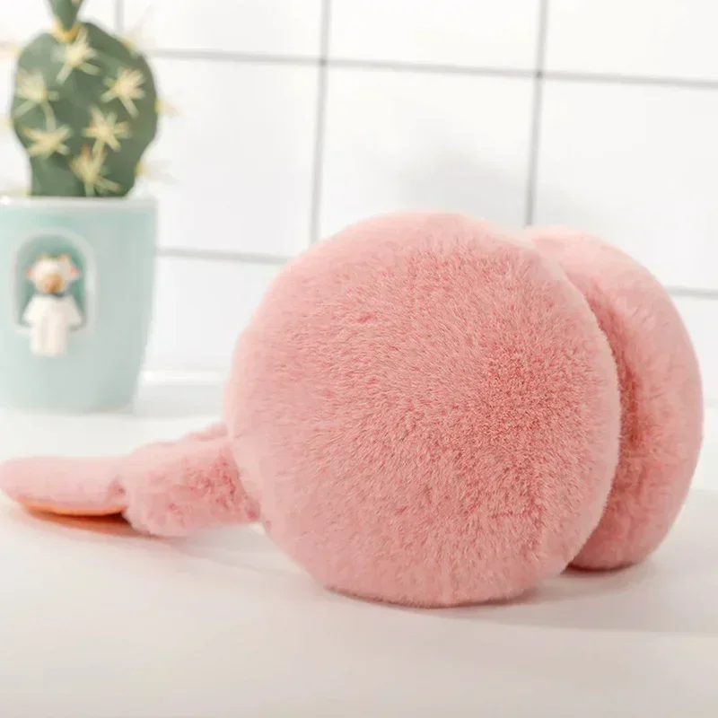 Novo adorável inverno gato aquecedores de orelha glitter orelhas de pelúcia capa de orelha ao ar livre proteção contra frio orelha-muffs dobrável earflap